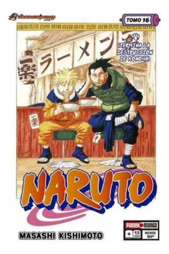 Naruto Tomo N.16 Panini Anime Español