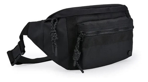Cangurera Samsonite New Rocks 4 Compartimentos Negra