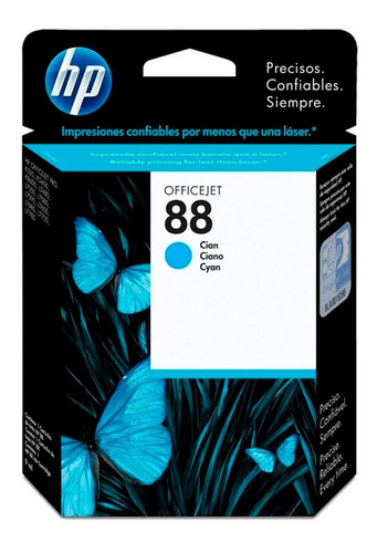 Hp Cartucho 88 C9386al Cyan Para Hp Officejet Pro K86