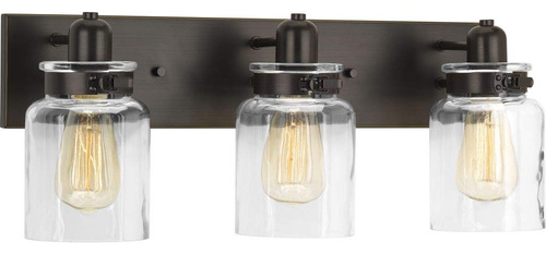 Calhoun Collection Lámpara De Baño De Cristal Transparente