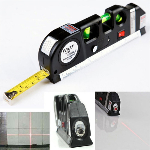 Nivel Nivelador A Laser 8m Vonder Alta Precisao Com Trena E Regua