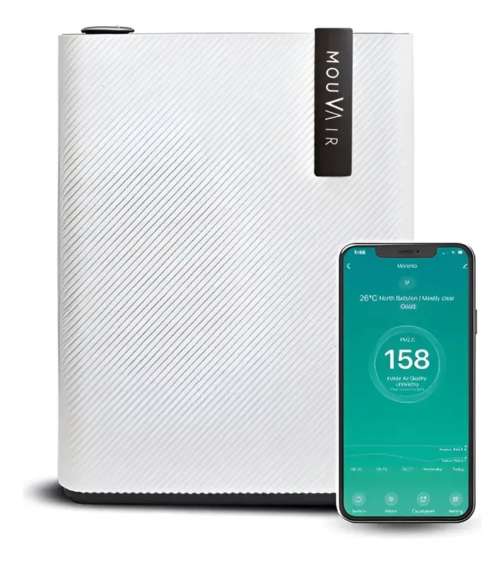 Purificador De Aire Mouvair Calm HEPA H13 Con Humidificador
