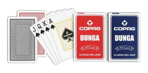 Jogo de baralho com 54 cartas Azul - Comprar e Usar