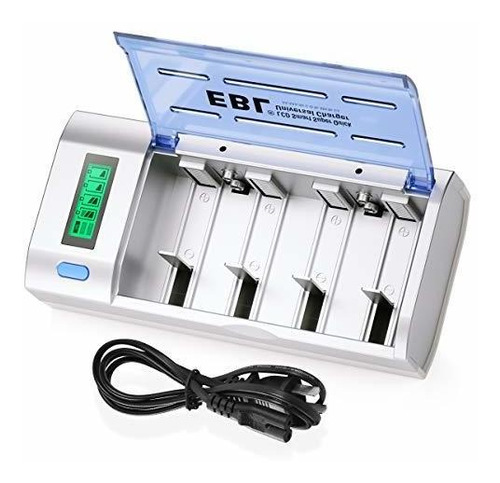 Cargador De Batería Inteligente Ebl Para C D Aa Aaa 9v Nimh