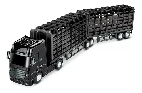 Caminhao Haras Carreta Bitrem Petroleum C/ Cavalo 1/43- Roma