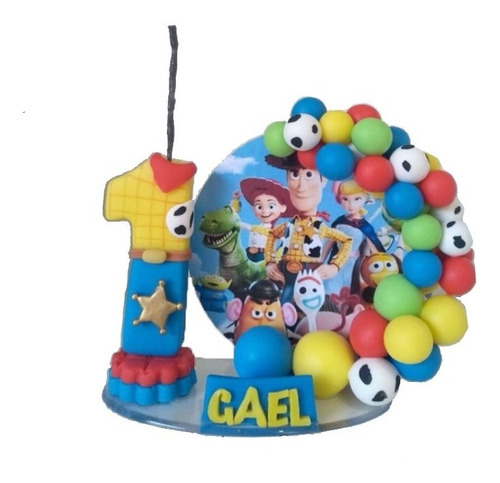 Vela Personalizada | Topo De Bolo | Toy Story