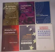 Comprar Kit 6 Livros: Estado, Governo, Sociedade - Capitalismo, Corrosão Do Caráter, Dinheiro Em Movimento E Outros (leia A Descrição Completa)