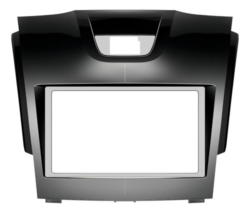 Moldura Painel Nova S10 2012 2013 Dvd 1din2 Din Multimidia