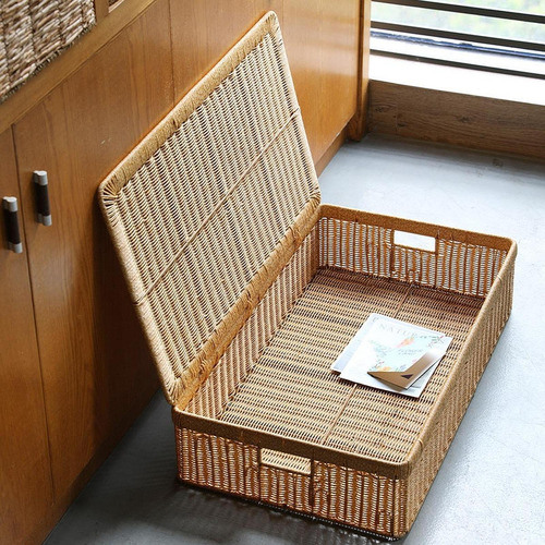 Caja De Almacenamiento Debajo De La Cama De Ratta,