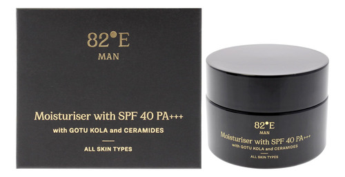 Crema Hidratante 82e 82e Con Spf 40 Pa Plus Para Hombres