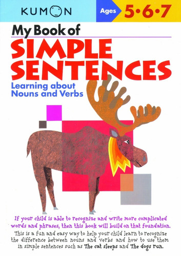 Libro Kumon My Book Of Simple Sentences