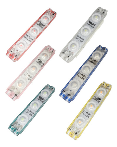 Modulo Led 3 Led 6313 2835 Para Exteriores 12v 10 Piezas