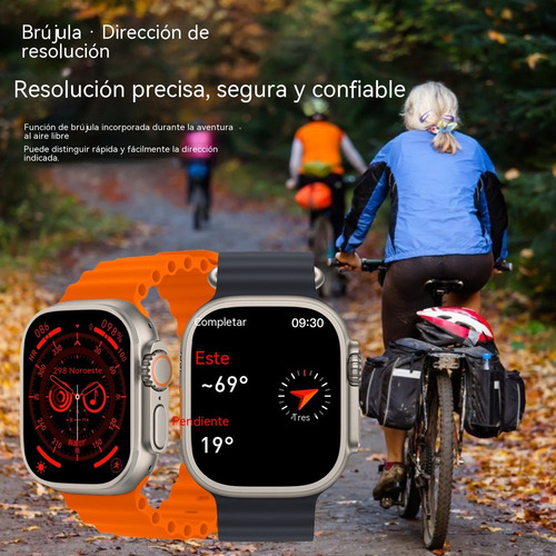 Hk9ultra2 Ai Exquisita Esfera Reloj Inteligente S9 Watch