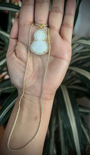 Cadena Con Dije San Judas Tadeo (piedra Zirconias-chapado)