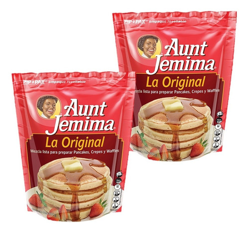 Harina de trigo fortificada AUNT JEMIMA Pancakes  de harina trigo fortificada