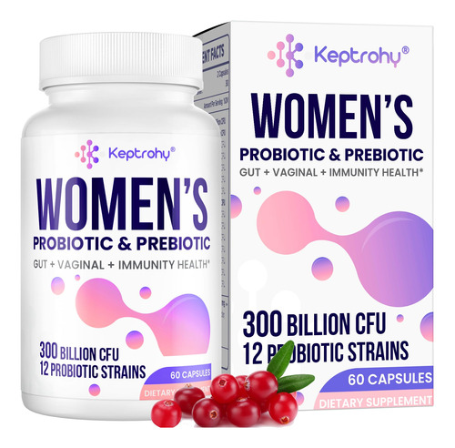 Probioticos Para Mujeres  300 Mil Millones De Ufc, 12 Cepas