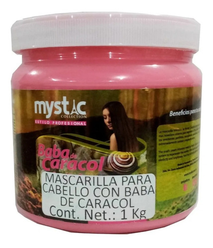 Mystic Mascarilla Para Cabello Con Baba De Caracol 1 Kg