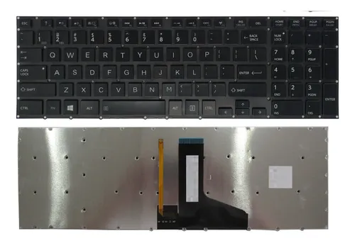 comprar Teclado Toshiba Satelite P55 P55t P55-a P55t-a Ingles Ilumin