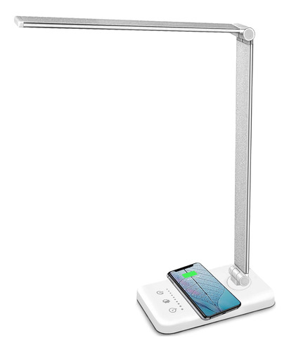 Lámpara De Escritorio Led 5 Niveles De Brillo Usb