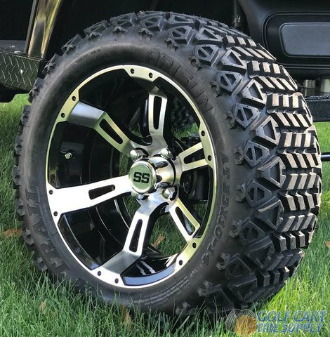 Ruckus Rueda Carro Golf Mecanizada Negra Dot All Terrain