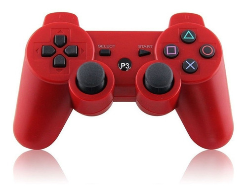 Control Inalambrico Ps3 Hopora Rojo (en D3 Gamers)