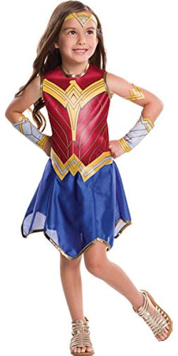 Disfraz De Wonder Woman Movie Child.s Value, Pequeño