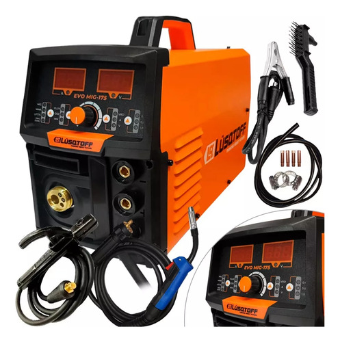 Soldadora Inverter Lusqtoff 3 En 1 Con/sin Gas Mma 160amp