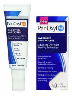 Parches Para El Acné Noche + Crema Hidrante Oil Panoxyl