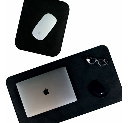 Combo Mouse Pad + Desk Pad Eco Cuero Sintetico Personalizado