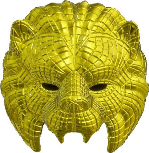 Máscara Juego Calamar Leon Vip Dorado Halloween Disfraz