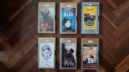 Lote De 6 Películas En Vhs - Colección Videoteca Caras 