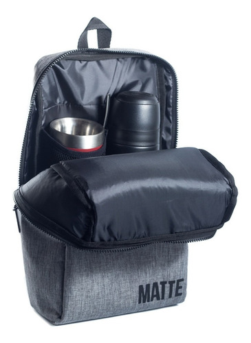 Imagen 3 de 9 de Mochila Matera Black Matte
