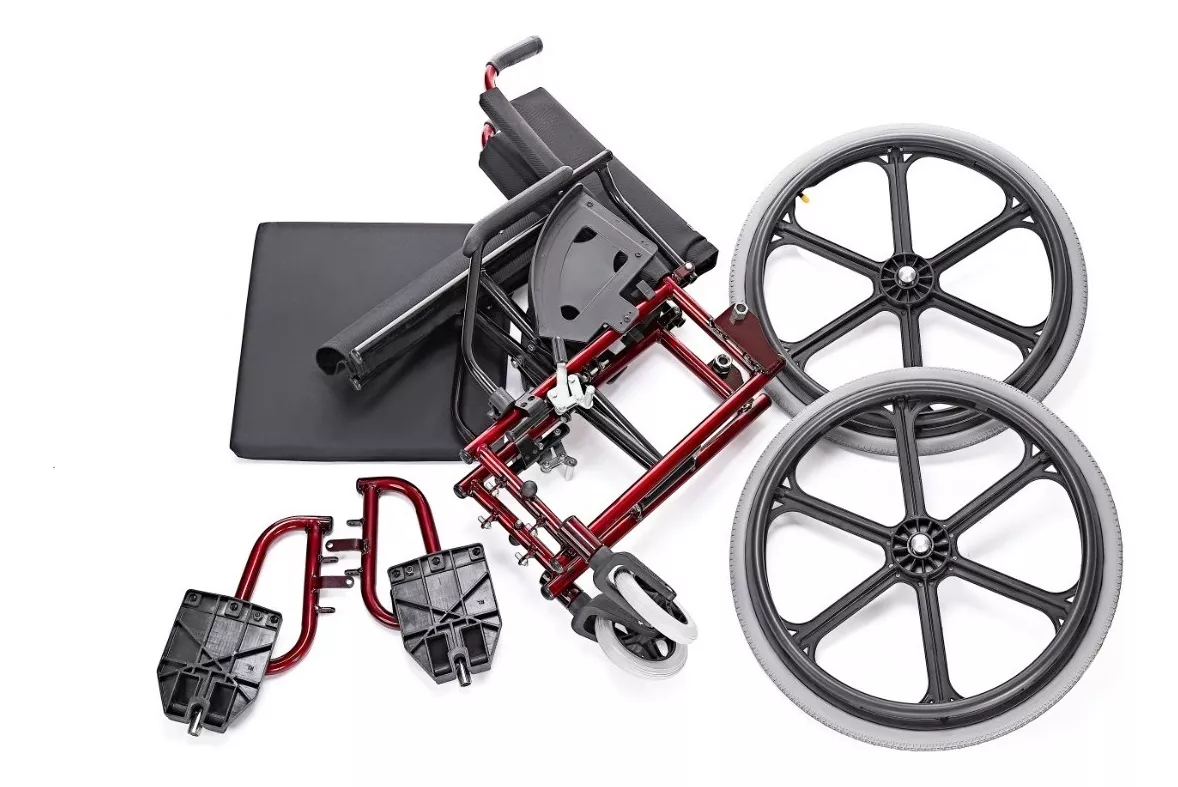 Terceira imagem para pesquisa de cadeira roda max obeso 150kg