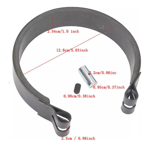 Banda De Freno Para Minimoto Go Kart De 4,5 Pulgadas