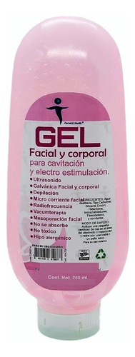  Gel Conductor Facial Y Corporal Para Aparatologia 250ml Rose