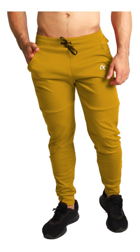 Sudadera Jogger Pantalón Hombre Slim Fit Colores 