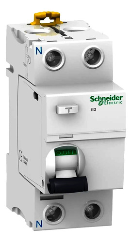 Disyuntor Diferencial Bipolar Schneider 2x63a 63a 30ma Acti9