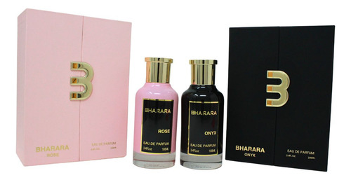 Set Bharara Onyx Y Rose Eau De Parfum 100 Ml