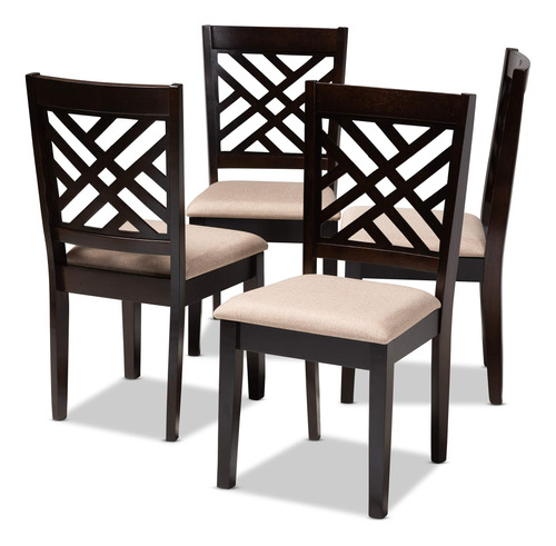 Baxton Studio Caron Silla De Comedor Y Silla De Comedor