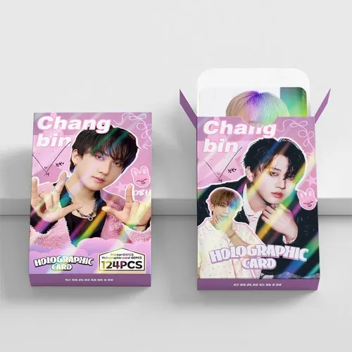 Cartões Lomo Holográficos Stray Kids Member Changbin De 124