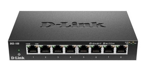 Switch Dlink 8 Puertos 10/100/1000 Dgs-108