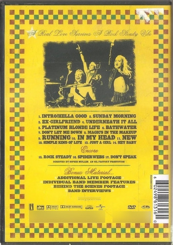Dvd No Doubt - Rock Steady Live Lacrado