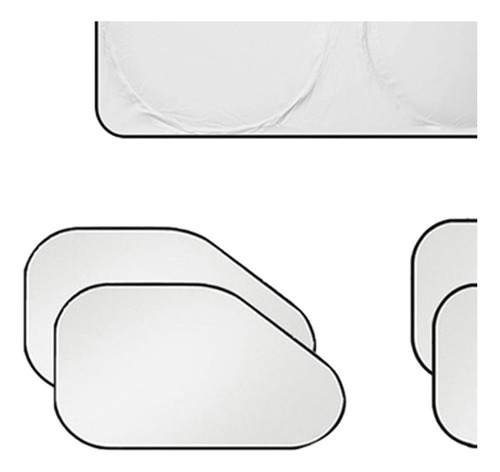 6 Uds Parasol Para Ventana De Coche Sombra De Privacidad