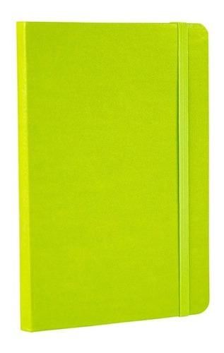 Cuaderno Plain Board Tapa Dura Con Elástico Hojas Rayadas