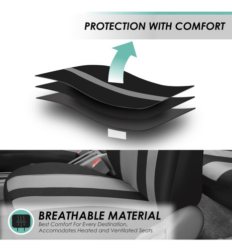 Juego De Fundas De Asiento De Coche Ajuste Universal