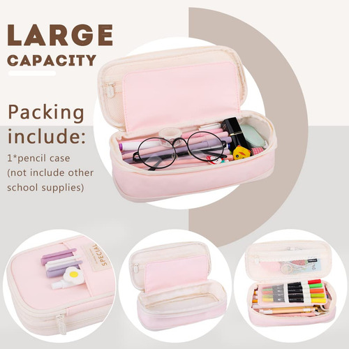 Estuche Plegable Con Cierre Gran Capacidad Organizador Papel