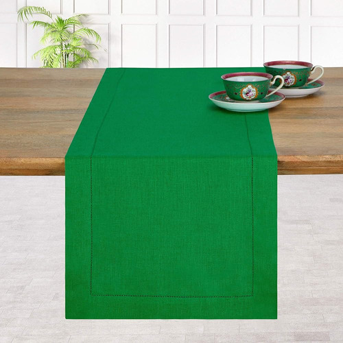 D'moksha St Patricks Table Runner Kelly Green 14 X 54 Inch- 