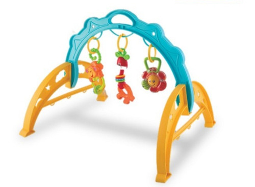 Imagen 3 de 4 de Gimnasio Para Bebe Didactico Con 3 Sonajeros Duravit