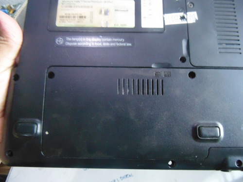 Carcaça Inferior Chassi Base P O Notebook Gateway Sa1 M-1625 (Usado)
