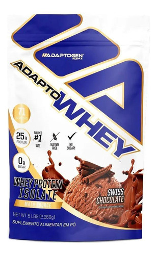 Adapto Whey Refil 2268g - Adaptogen - Chocolate